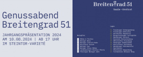 Genussabend BREITENGRAD51 - Jahrgangspräsentation 2024